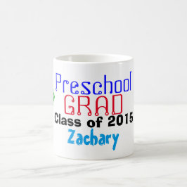 Caneca De Café A classe de Formando da pré-escola eu fiz! NOME