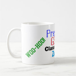 Caneca De Café A classe de Formando da pré-escola eu fiz! NOME