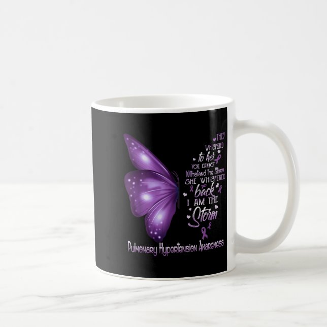 Caneca De Café A Consciência da Hipertensão Pulmonar A Tempestade (Direita)