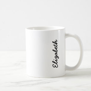 Caneca De Café A cor sólida simplesmente branca personaliza-o