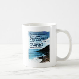 Caneca De Café A Coragem Nem Sempre Roda Mug