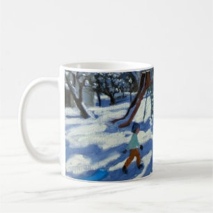 Caneca De Café A corrediça no inverno Bourg St Moritz