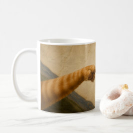 Caneca De Café A Criação de Adão Gatos Arte Paródia Renascimento
