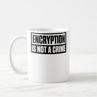 Caneca De Café A Criptografia Não É Um Crime
