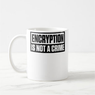 Caneca De Café A Criptografia Não É Um Crime