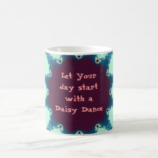 Caneca De Café a dança da margarida, deixou seu começo do dia com