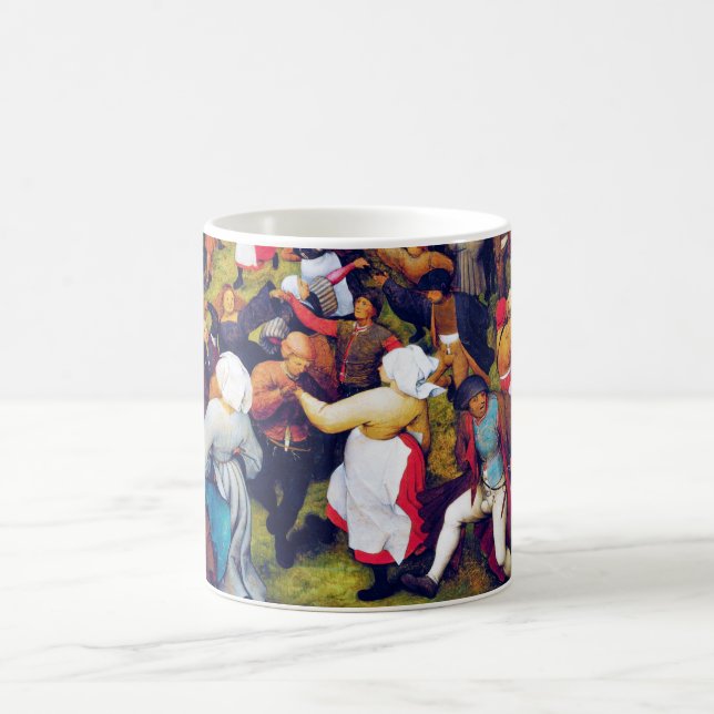 Caneca De Café A dança do casamento, Pieter Bruegel (Centro)