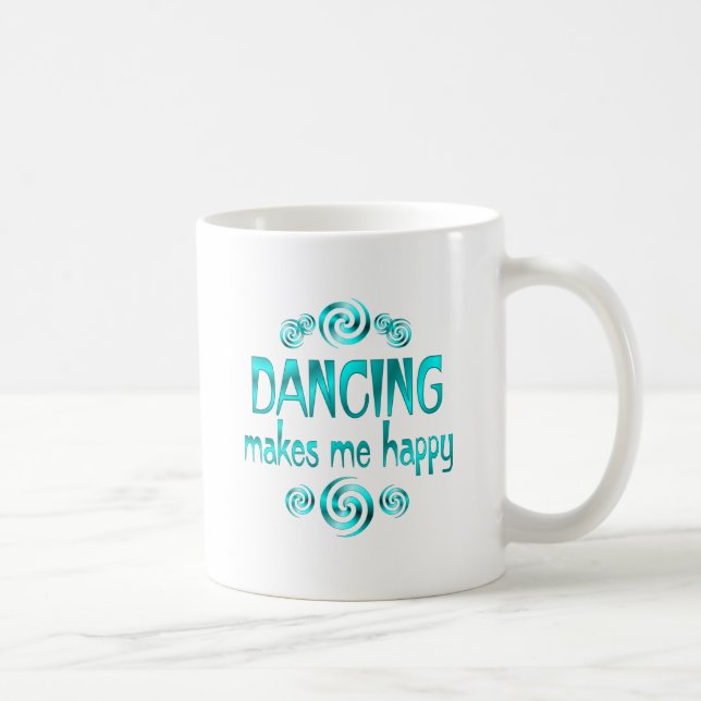 Caneca De Café A dança faz-me feliz (Direita)