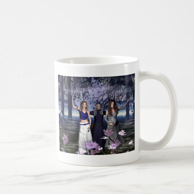 Caneca De Café A deusa tripla (Direita)
