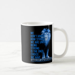 Caneca De Café A Diabetes Do Tipo 1 Do Leão Azul É A Única