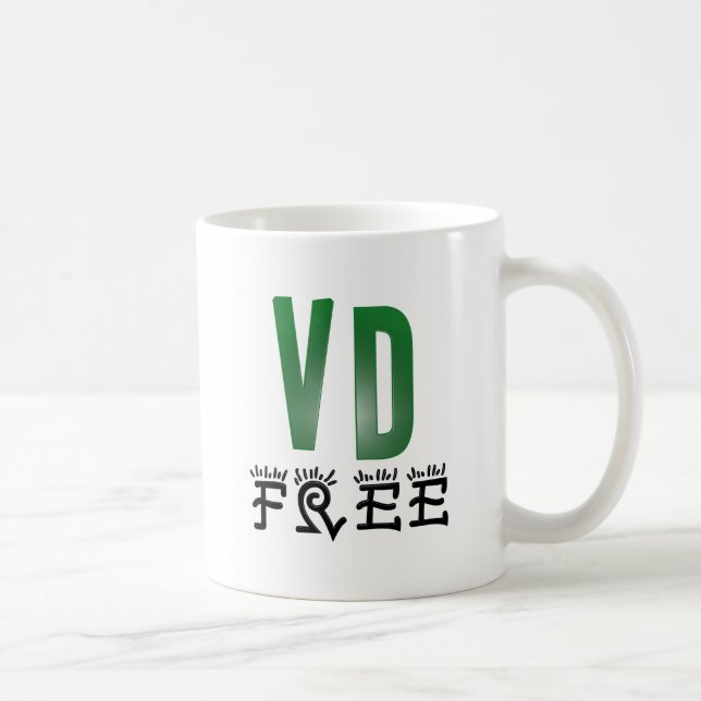 Caneca De Café A doença venéreo livra (Direita)