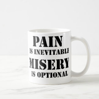 Caneca De Café A dor é inevitável