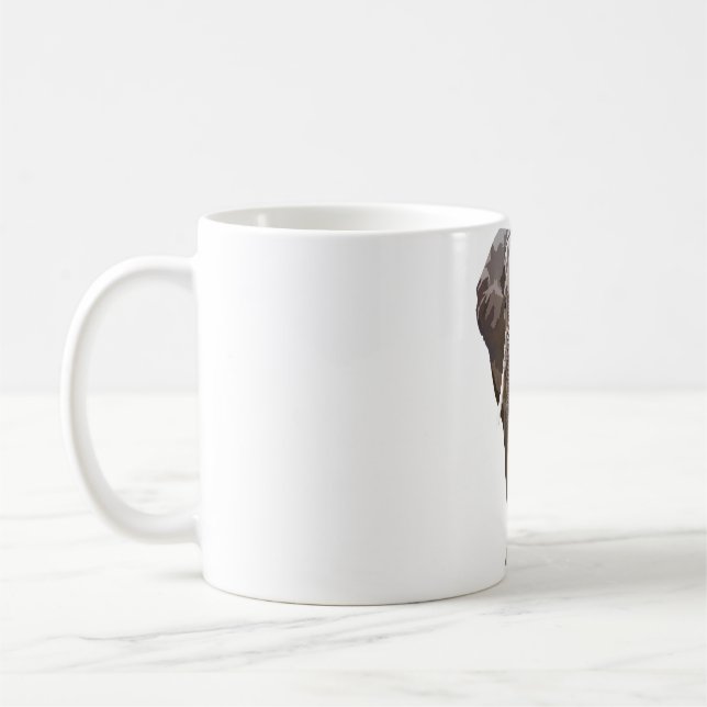 Caneca De Café A é para o Afro Elephant Keeper (Esquerda)