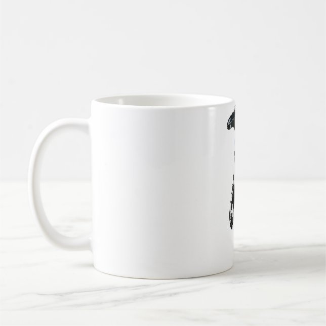 Caneca De Café A é para Pinguim Africano (Esquerda)