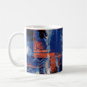 Caneca De Café A elegância do azul gera admiração no fab