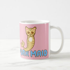 Caneca De Café A empregada doméstica a mais bonito do Purr -