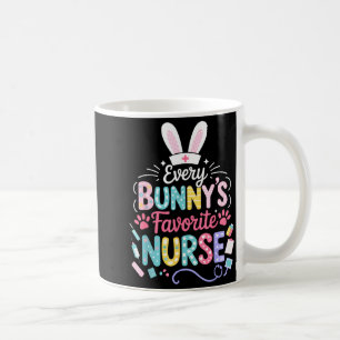 Caneca De Café A Enfermeira Favorita de Todos os Coelhinhos Piada