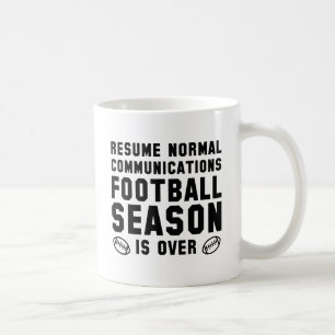 Caneca De Café A Época De Futebol Acabou