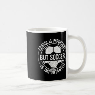 Caneca De Café A Escola É Importante Mas Futebol É Mais Important