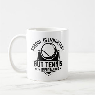 Caneca De Café A Escola É Importante, Mas Tênis É Importante