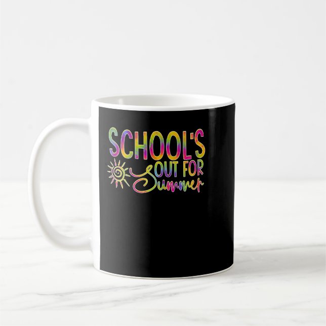 Caneca De Café a escola está fora no verão (Esquerda)