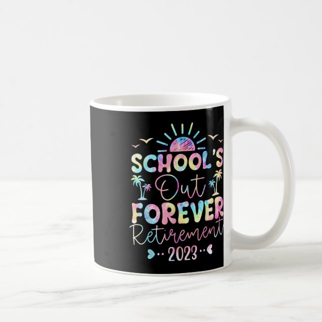 Caneca De Café A Escola Seca Sempre Aposentou Aposentação de Prof (Direita)