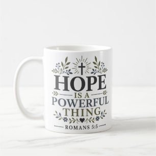 Caneca De Café A Esperança É Uma Coisa Poderosa Devocional Diário