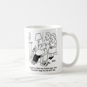 Caneca De Café A esposa desejava que o marido dela fosse o homem 