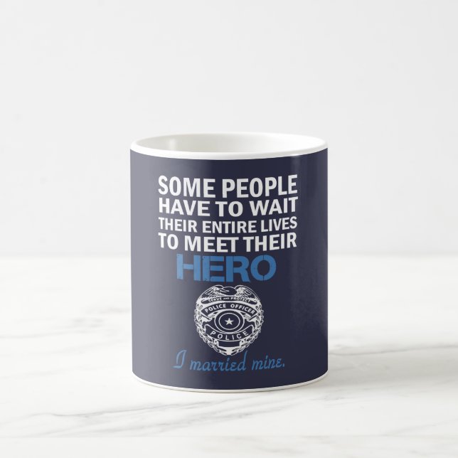Caneca De Café A esposa do agente da polícia (Centro)