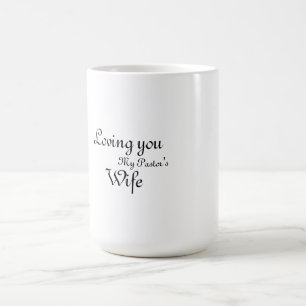 Caneca De Café A esposa do Pastor Personalizado Mug