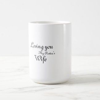 Caneca De Café A esposa do Pastor Personalizado Mug