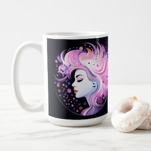 Caneca De Café "A Essência da Elegância" Beleza Feminina