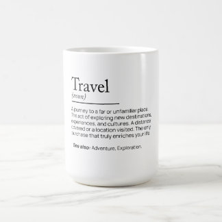 Caneca De Café A essência do Viagem