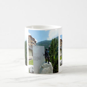 Caneca De Café A estátua do clube alpino