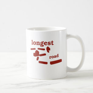 Caneca De Café A estrada a mais longa!