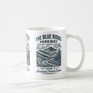 Caneca De Café A estrada panorâmica Blue ridge
