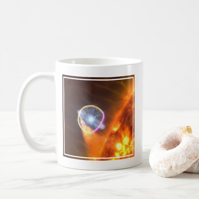 Caneca De Café A Estrela Anã Branca Em Cygni V407 (Com Donut)