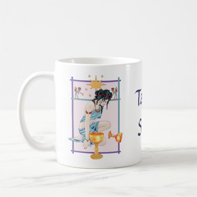 Caneca De Café A estrela de Tarot (Esquerda)