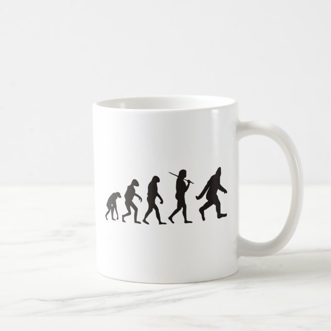 Caneca De Café A Evolução do Pé Grande (Direita)