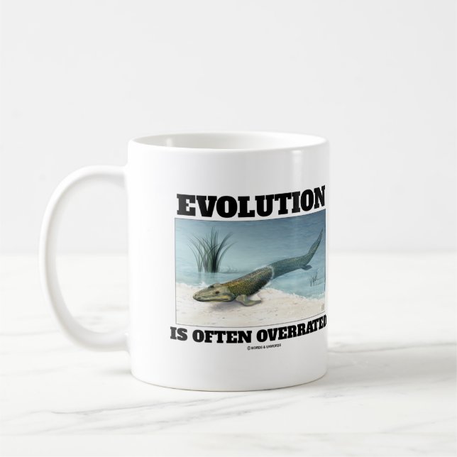 Caneca De Café A Evolução É Muitas Vezes Sobrevalorizada Fishapod (Esquerda)