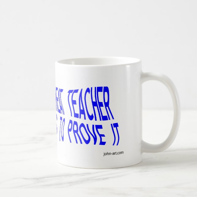 Caneca De Café a experiência é o melhor professor (Direita)