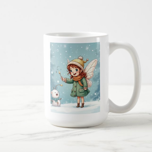 Caneca De Café A fada de inverno Mugs (Direita)