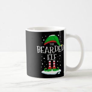 Caneca De Café A Família De Natal Do Elf De Mão Correspondente A