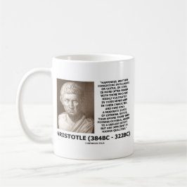 Caneca De Café A felicidade de Aristotle cultivada ocupa-se do
