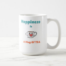 Caneca De Café "A felicidade é uma Muça de Chá"