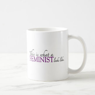 Caneca De Café A feminista olha o gosto