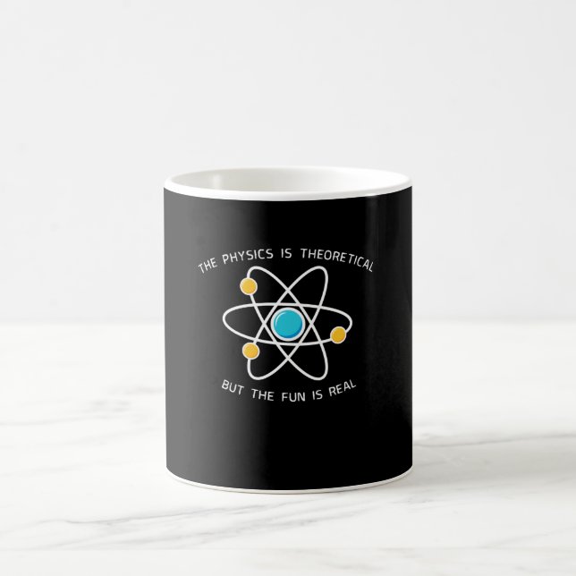 Caneca De Café A Física É Teórica (Centro)