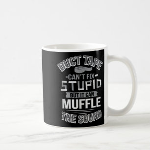 Caneca De Café A Fita Duct Não Consegue Corrigir O Alvo Pode Dese
