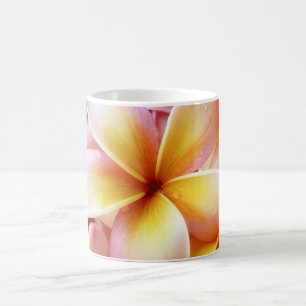 Caneca De Café A flor de Havaí do Frangipani do Plumeria floresc