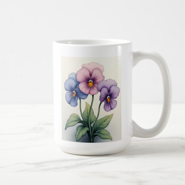 Caneca De Café A flor Mugs (Direita)